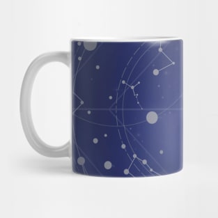 Fake Constellations-Blue Mug